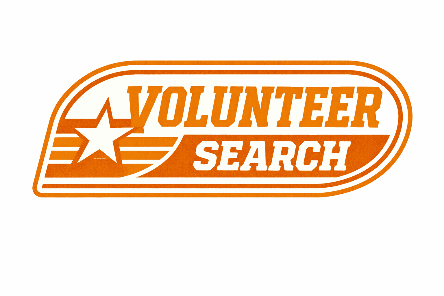 A logo for Volunteer Search, a digital marketing agency in Knoxville, Tennessee.